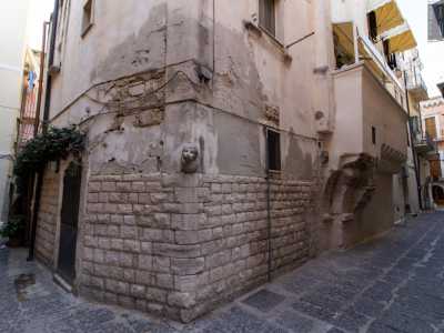 Ma non � finita qui. Perch� ad angolo con Arco del Carmine un�altra curiosa scultura arricchisce l�insolita galleria d�arte a cielo aperto